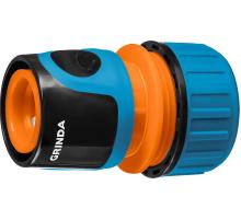 GRINDA TC-34A, 3/4″, с автостопом, пластиковый с TPR, для шланга, быстросъемный соединитель, PROLine (8-426430)