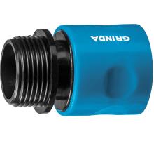 GRINDA TT-34E, 3/4″, с внешней резьбой, для шланга, быстросъемный соединитель, PROLine (8-426502)