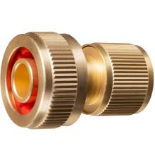 GRINDA BC-34A, 3/4″, для шланга, с автостопом, из латуни, быстросъёмный соединитель, PROLine (8-426130)