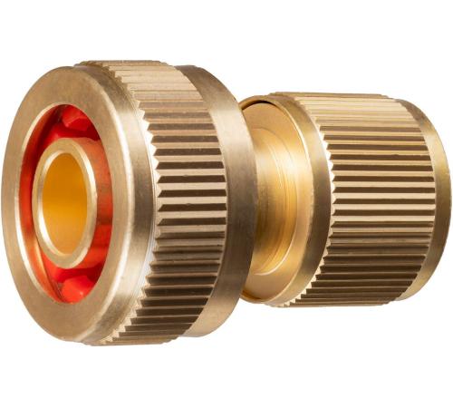 GRINDA BC-34A, 3/4″, для шланга, с автостопом, из латуни, быстросъёмный соединитель, PROLine (8-426130)