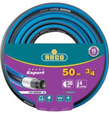 RACO EXPERT, 3/4″, 50 м, 30 атм, четырёхслойный, армированный, поливочный шланг (40302-3/4-50)