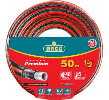 RACO PREMIUM, 1/2″, 50 м, 40 атм, пятислойный, усиленный двумя слоями армирования, поливочный шланг (40300-1/2-50)