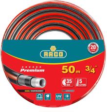 RACO PREMIUM, 3/4″, 50 м, 35 атм, пятислойный, усиленный двумя слоями армирования, поливочный шланг (40300-3/4-50)