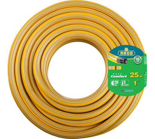 RACO COMFORT, 1″, 25 м, 20 атм, трёхслойный, армированный, поливочный шланг (40303-1-25)