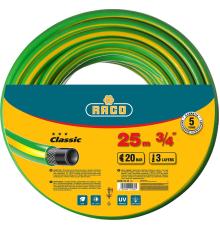 RACO CLASSIC, 3/4″, 25 м, 20 атм, трёхслойный, армированный, поливочный шланг (40306-3/4-25)