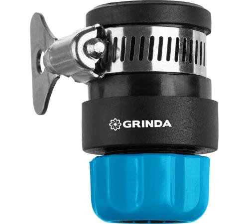 GRINDA TCC-34, диаметр 3/4″, с металлическим хомутом, для шланга, быстросъемный соединитель, PROLine (8-426335)