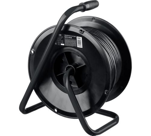 STAYER S-207, ПВС, 2 х 0.75 мм2, 30 м, 2200 Вт, удлинитель на катушке (55073-30)