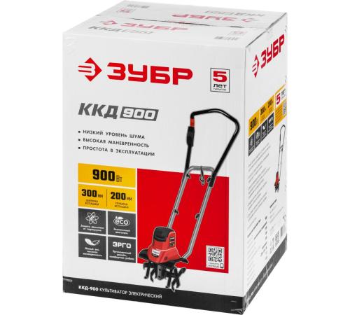 ЗУБР 900 Вт, электрический культиватор (ККД-900)