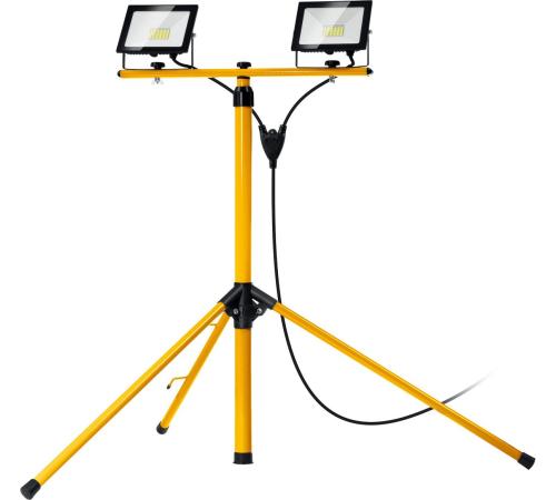 STAYER LED-MAX, 2 х 30 Вт, 6500 К, IP 65, 1.6 м, светодиодные прожекторы на штативе (56925-2-30)
