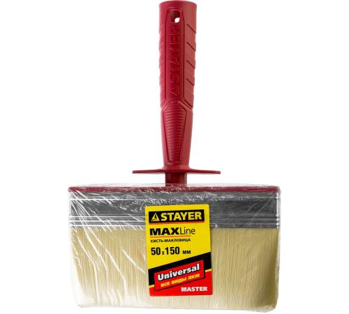 STAYER UNIVERSAL, 5 х 15 см, светлая щетина, пластмассовый корпус, все виды ЛКМ, макловица (01824-15)