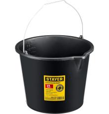 STAYER STRONG, 12 л, строительное пластиковое ведро (06083-12)