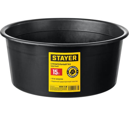 STAYER STRONG, 15 л, круглый строительный таз (06098-15)