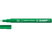 ЗУБР МК-80 зеленый, 0.8 мм маркер-краска (06324-4)
