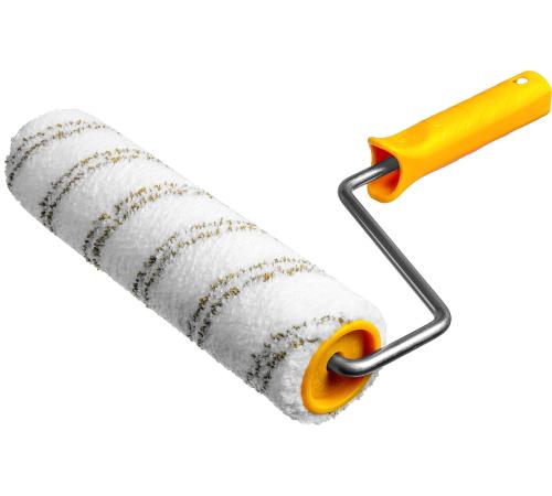 STAYER MICROTEX, 48 х 240 мм, бюгель 8 мм, ворс 9 мм, для агрессивных сред, малярный валик, Professional (0341-24)