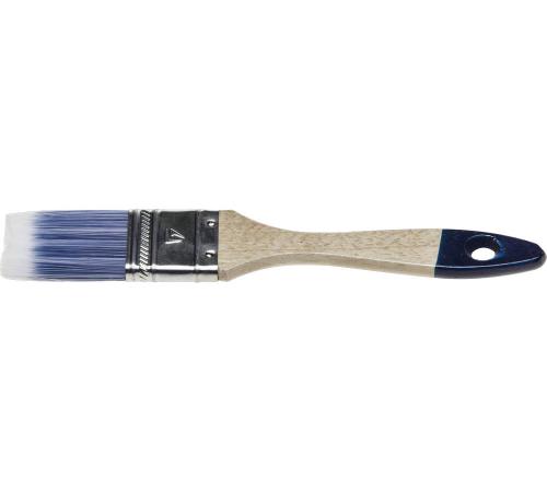 STAYER AQUA, 25 мм, 1″, искусственная щетина, деревянная ручка, для воднодисперсионных и акриловых ЛКМ, плоская кисть (01032-025)