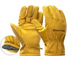 KRAFTOOL EXTREM, XL (10) кожаные рабочие перчатки (1136-XL)