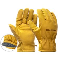KRAFTOOL EXTREM, XL (10) кожаные рабочие перчатки (1136-XL)