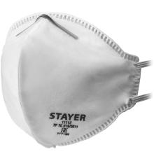 STAYER F-80, класс защиты FFP1, плоская, фильтрующая полумаска (11112)