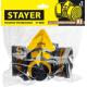 STAYER HF-6000, два фильтра A1 в комплекте, респиратор противогазовый, Professional (11175)