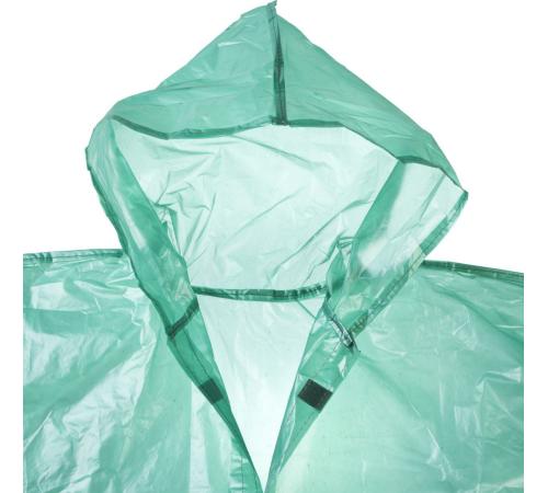 STAYER полиэтилен, зеленый, S-XL, 50 микрон, плащ-дождевик (11610)