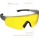 STAYER HERCULES, открытого типа, жёлтые, широкое моностекло, защитные очки, Professional (2-110435)