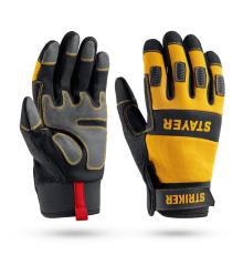 STAYER STRIKER р.XL (10), комбинированные перчатки для тяжелых механических работ (11410-XL)