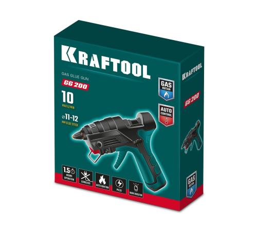 KRAFTOOL GG-200, 11 мм 200°C, термоклеящий газовый пистолет (55524)