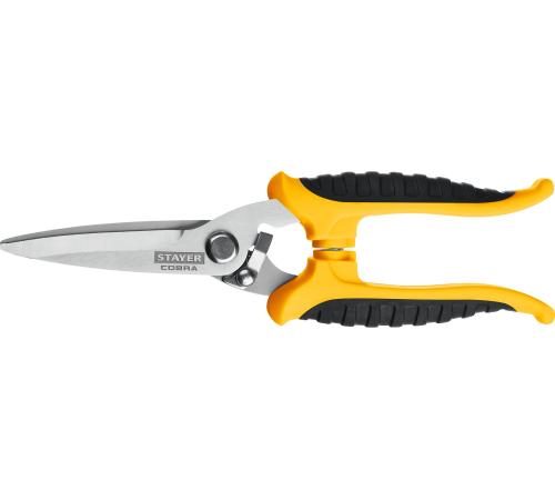 STAYER COBRA, 200 мм, Универсальные технические ножницы, Professional (23227)