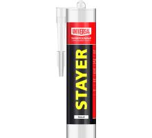 STAYER 260 мл, белый, силиконовый, универсальный герметик (41213-0)