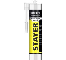 STAYER SUPER FIX, 280 мл, белый, суперсильный монтажный клей, Professional (41323)
