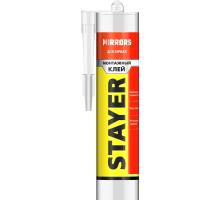 STAYER MIRRORS, 280 мл, белый, монтажный клей для зеркал, Professional (41329)