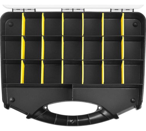 STAYER SPACE-13, 320 х 260 х 60 мм, (13″), пластиковый органайзер с 21 ячейкой (38038-13)
