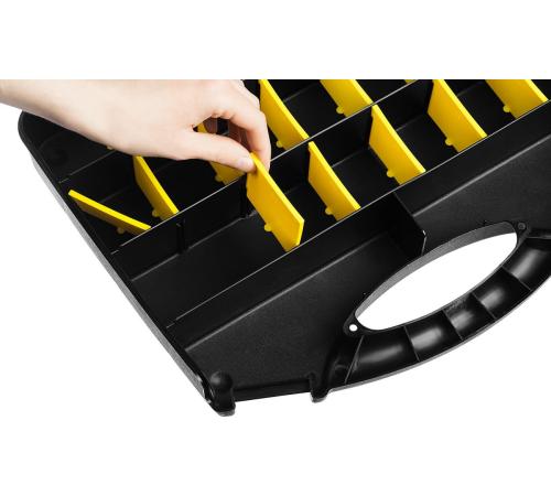 STAYER SPACE-13, 320 х 260 х 60 мм, (13″), пластиковый органайзер с 21 ячейкой (38038-13)