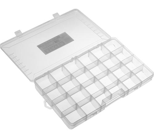 STAYER HANDY-15, 380 x 230 x 50 мм, (15″), пластиковый органайзер с 18 ячейками (38051-15)