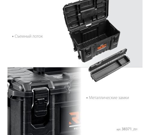 KETER ROC PRO GEAR 2.0 (22″) пластиковый ящик с крышкой (38371)