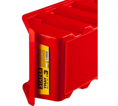 STAYER TRAY-3, 13.5 л, 225 х 375 х 160 мм, лоток для хранения №3 (38060-3)