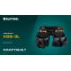 KRAFTOOL KBS-3L пояс монтажника, в комплекте: пояс монтажника и 2 большие сумки (38761)