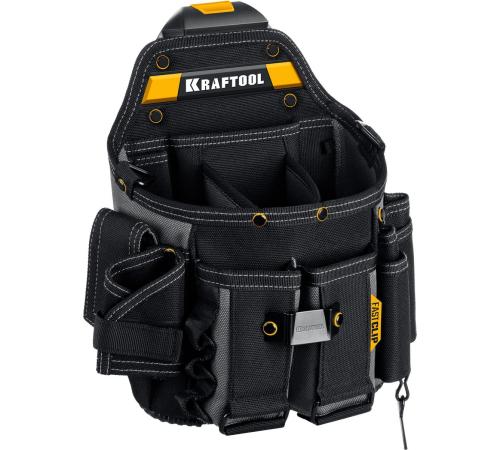 KRAFTOOL KPB-23 поясная сумка с быстросъёмным креплением FastClip, 290 х 310 мм (38766)