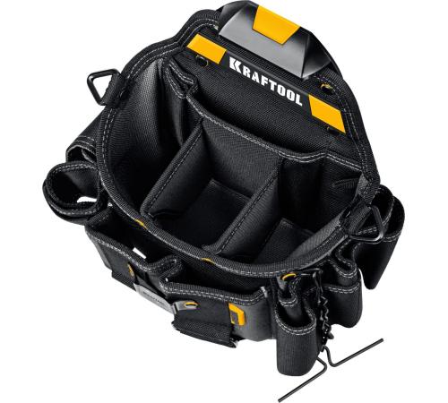 KRAFTOOL KPB-23 поясная сумка с быстросъёмным креплением FastClip, 290 х 310 мм (38766)