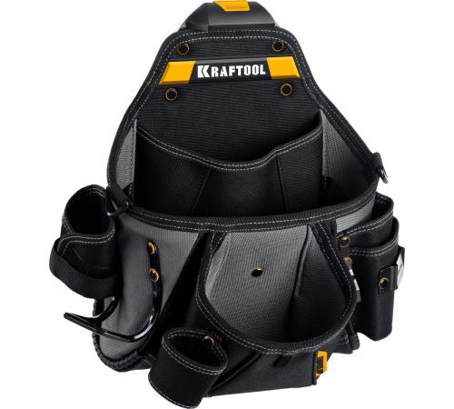 KRAFTOOL KPB-20 поясная сумка с быстросъёмным креплением FastClip, 320 х 310 мм (38767)