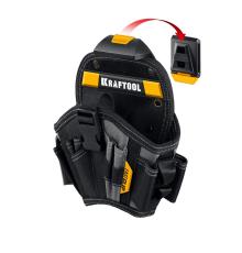 KRAFTOOL KH-17 кобура для шуруповерта с быстросъёмным креплением FastClip, большая (38768)