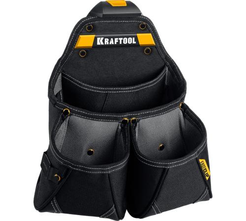 KRAFTOOL KP-15 поясная сумка с быстросъёмным креплением FastClip, 350 х 320 мм (38771)