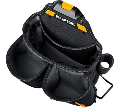 KRAFTOOL KP-15 поясная сумка с быстросъёмным креплением FastClip, 350 х 320 мм (38771)