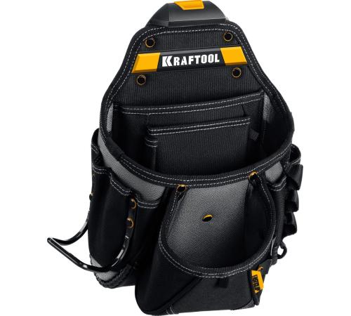 KRAFTOOL KP-27 поясная сумка с быстросъёмным креплением FastClip, 350 х 260 мм (38773)