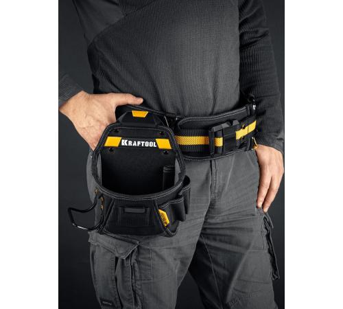 KRAFTOOL KP-6 поясная сумка с быстросъёмным креплением FastClip, 240 х 250 мм (38775)