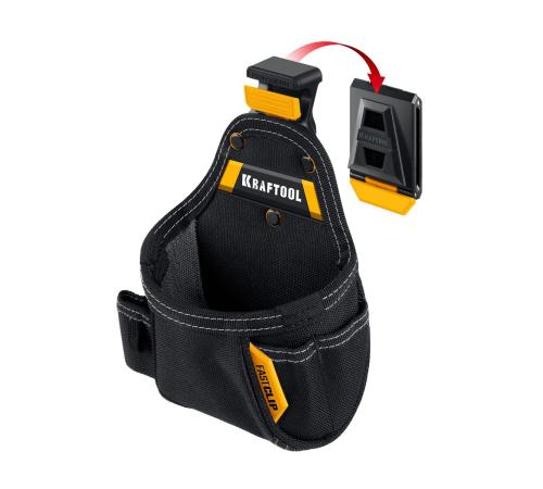 KRAFTOOL KP-5 поясная сумка с быстросъёмным креплением FastClip, 150 х 190 мм (38778)