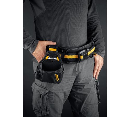 KRAFTOOL KP-5 поясная сумка с быстросъёмным креплением FastClip, 150 х 190 мм (38778)