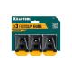 KRAFTOOL KC-3 клипсы для системы быстрого крепления FastClip, 3 шт. (38779)
