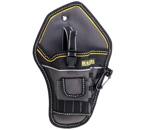 KRAFTOOL кобура для шуруповерта с отделениями для бит и сверл (38744)