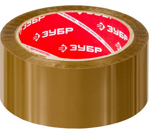 ЗУБР 48 мм, 60 м, 50 мкм, коричневая, упаковочная клейкая лента (12033-50)